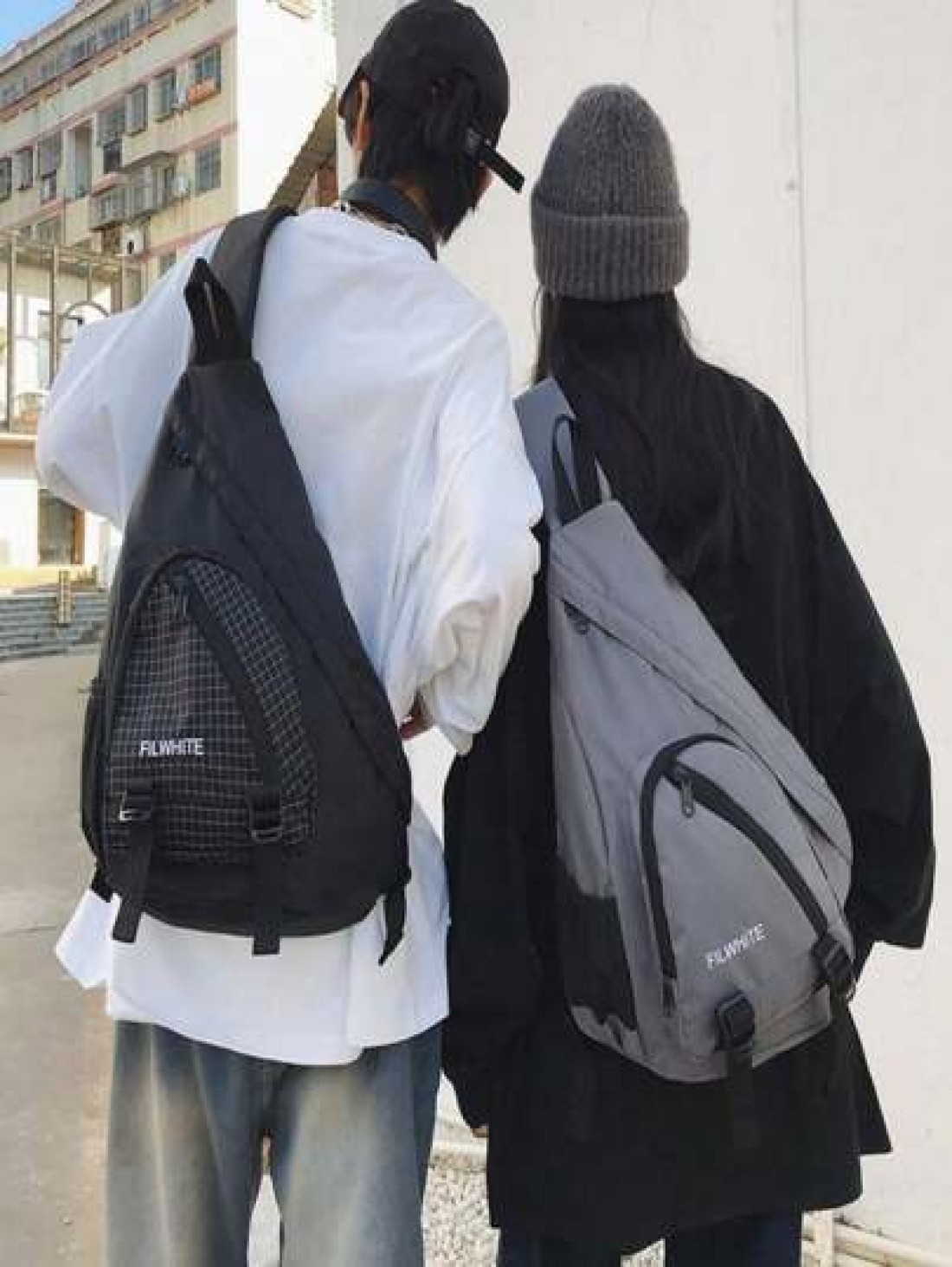 1pc Versatile Casual Large Size Large Capacity Filled Embroidery Thread Coat Bag Fashion Shoulder Bag Portable Crossbody Bag Hobo Bag Valentine s Day Couples Men s Bag Dating Commuting School Sports T