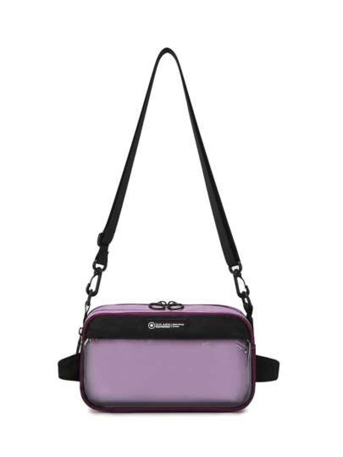 peach tree Peach Tree Men s Chest Bag Messenger Bag Waist Bag Transparent Phone Pouch One Shoulder Bag Coin Purse Running Pouch Cycling Bag Fashionable Solid Color Minimalist Design With Zipper Closur