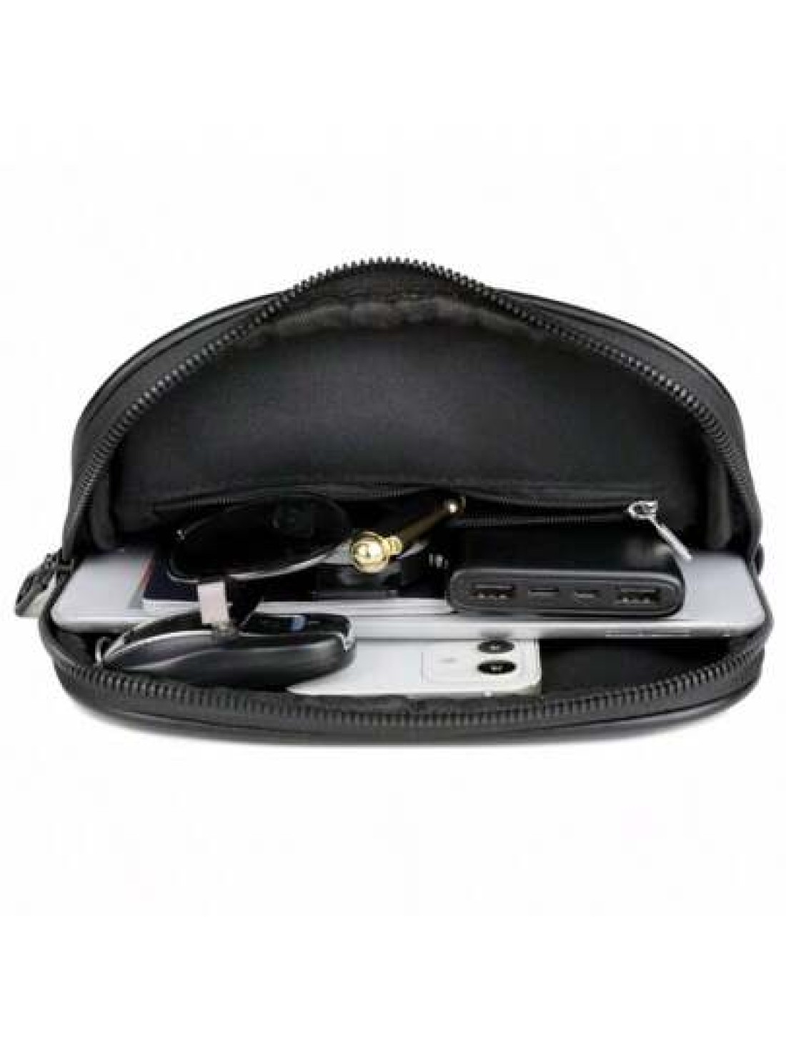 Men Black Crocodile Embossed Shoulder Bag Casual Versatile Lightweight Cycling Messenger Bag Suitable For Holiday Corporate Gifts