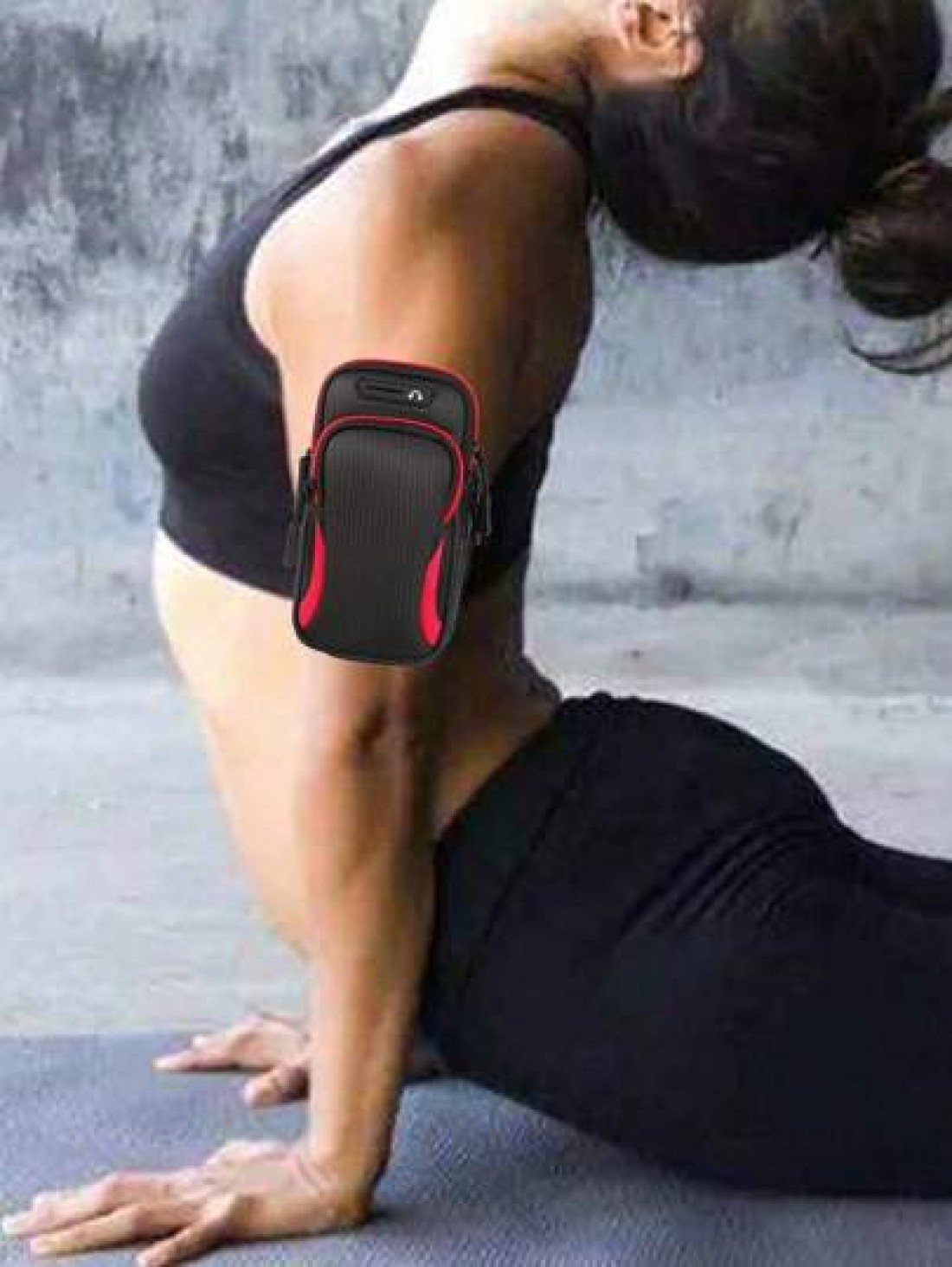 1PC Universal Waterproof Mobile Phone Arm Bag With Double Layer Zipper The Perfect Outdoor Sports Arm Bag For Men Women Adjustable Band For Running Hiking Cycling More Securely Store Your Mobile Phone