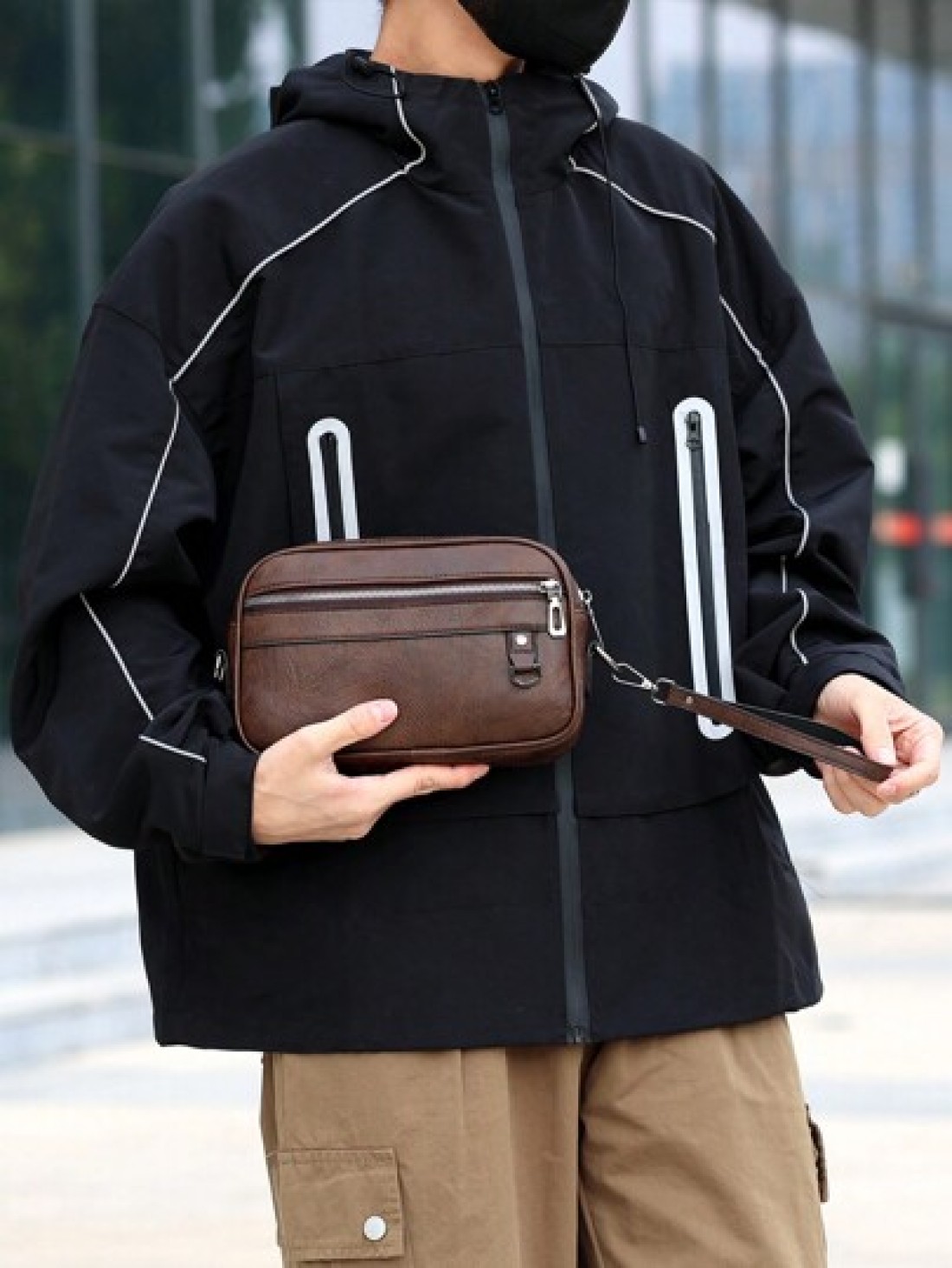 Men s Vintage Business Casual Shoulder Bag Can Be Hand Held And Cross Body Suitable For Daily Use College Father s Day Gift Valentine s Day Gift Side Bag Crossbody Bag Sling Bag Multi Functional Trave
