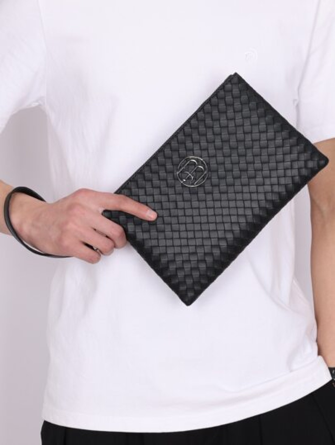 Braiding Style Men PU Leather Wallet Purse Money Credit Card Holders Men Wallet Money Bag Business Casual Handbag Wristlet Bag Underarm Bag Envelope Bag Square Bag Student Travel Winter Large Capacity