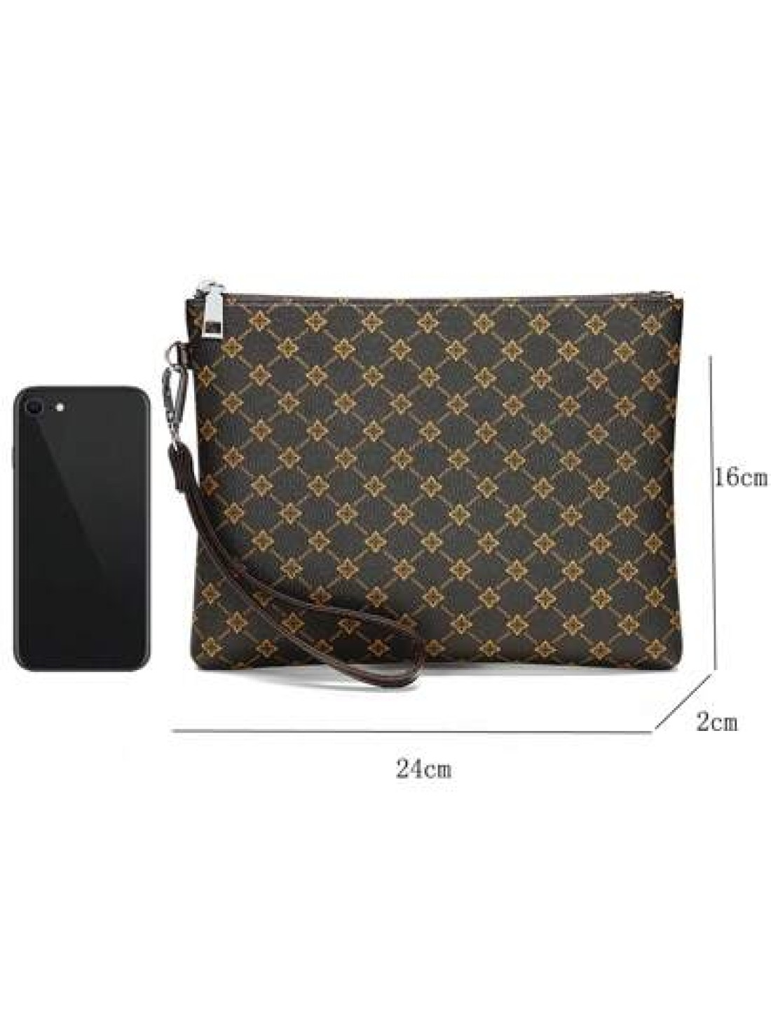 Men s Fashion PU Clutch Bag Pu Leather Men Wallet Brown Coin Clutch Purse Male Hand Bag Office Supplies Vintage Valentines Gift Vintage Bag Old Money Multi Functional Men Bag Travel Winter Wash Bag Mu