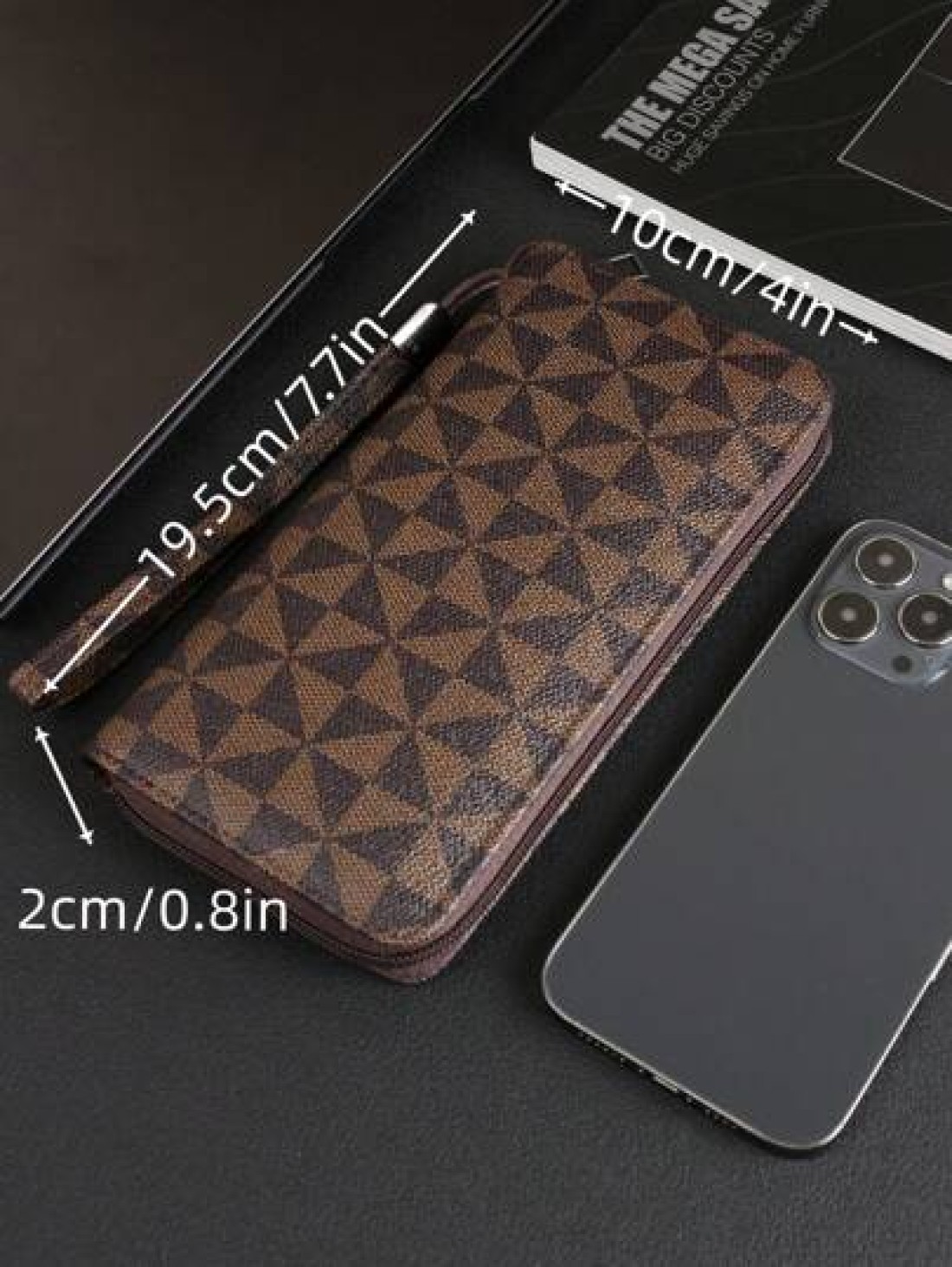 HOVI S Fashionable Minimalist Business Men s Clutch Handbag Large Capacity Multi Card Slots Portable Wrist Bag Great Gift For Men On Holidays Or Anniversary Luxury Bags
