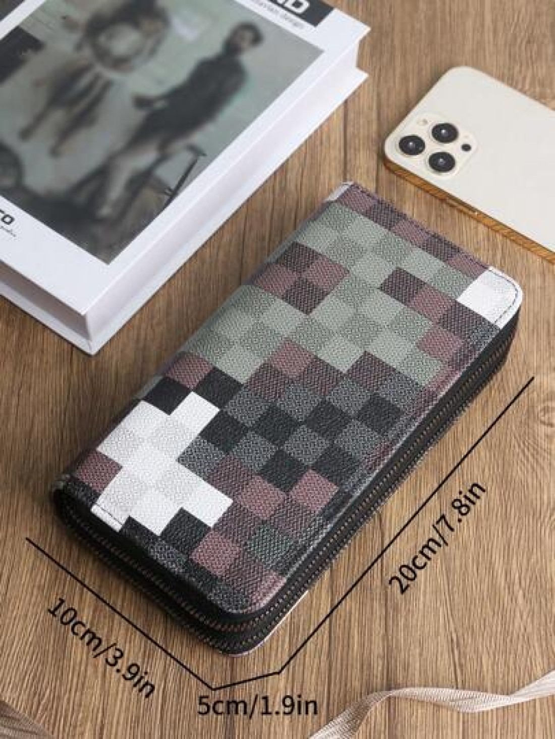 HOVI S Long Zip Wallet Simple Fashionable Multi Functional Business Clutch Purse With Multiple Card Slots Suitable For Men And Women