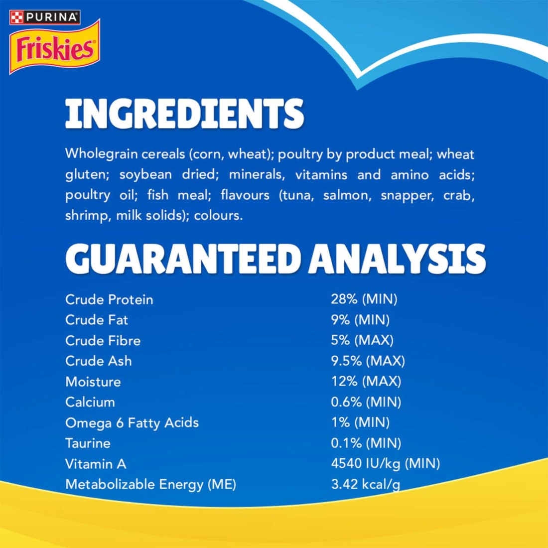 Purina Friskies Seafood Sensations Cat Food, 400g