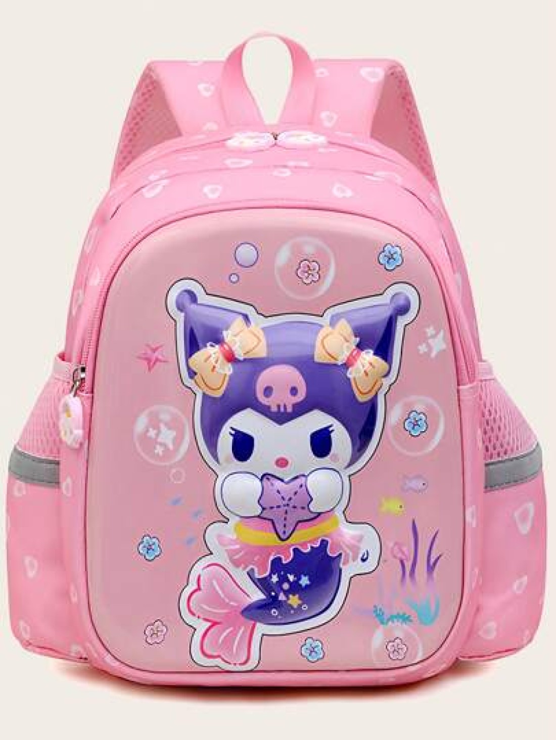 Sanrio حقيبة ظهر للأطفال بحماية الظهر والخفيفة الوزن من جزيئات صور كارتون سانريو ملودي، سينامون، كلاب