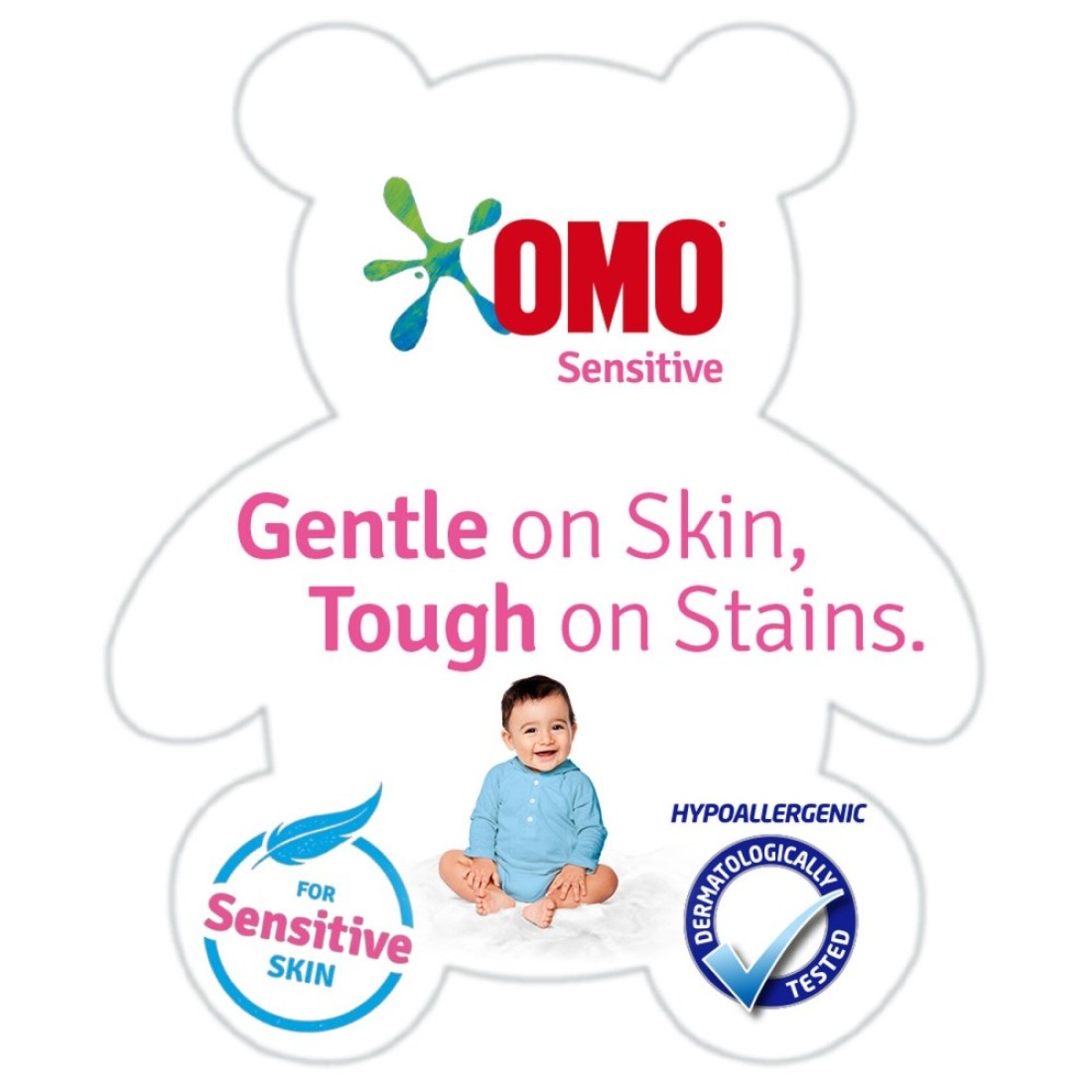 OMO Liquid Laundry Detergent for Sensitive Skin 2L