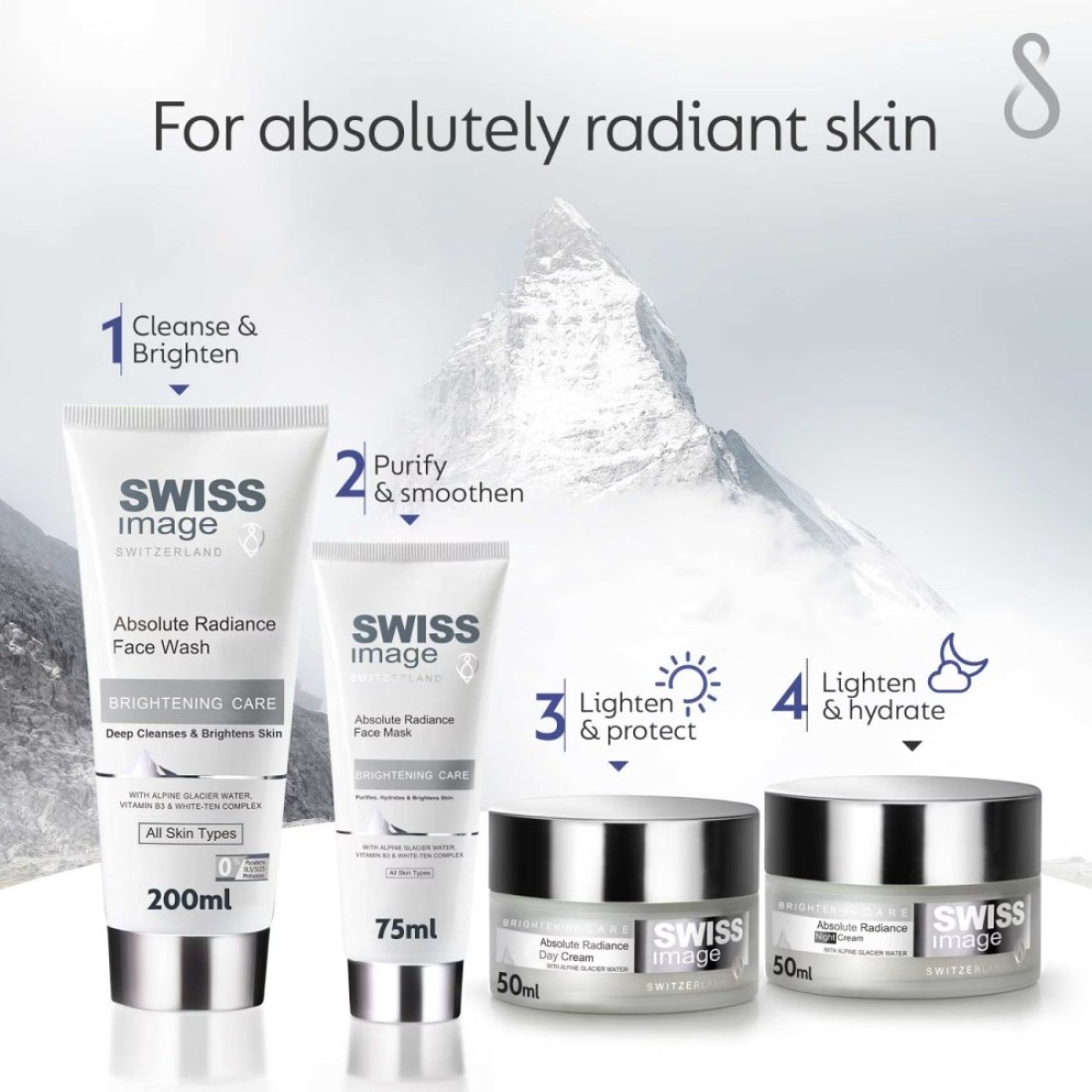 Swiss Image Whitening Care Absolute Radiance Whitening Face Mask 75ml