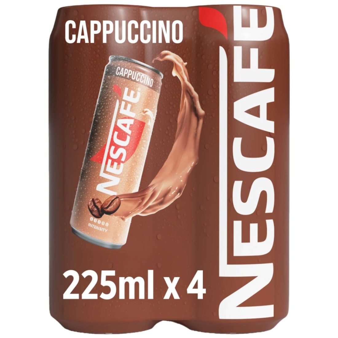 Nescafe Cappuccino Coffee Drink, 225ml Pack of 4