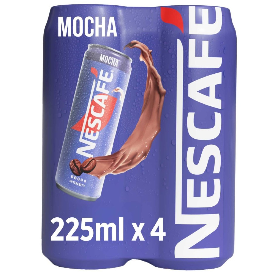 Nescafe Mocha Coffee Drink, 225ml Pack of 4