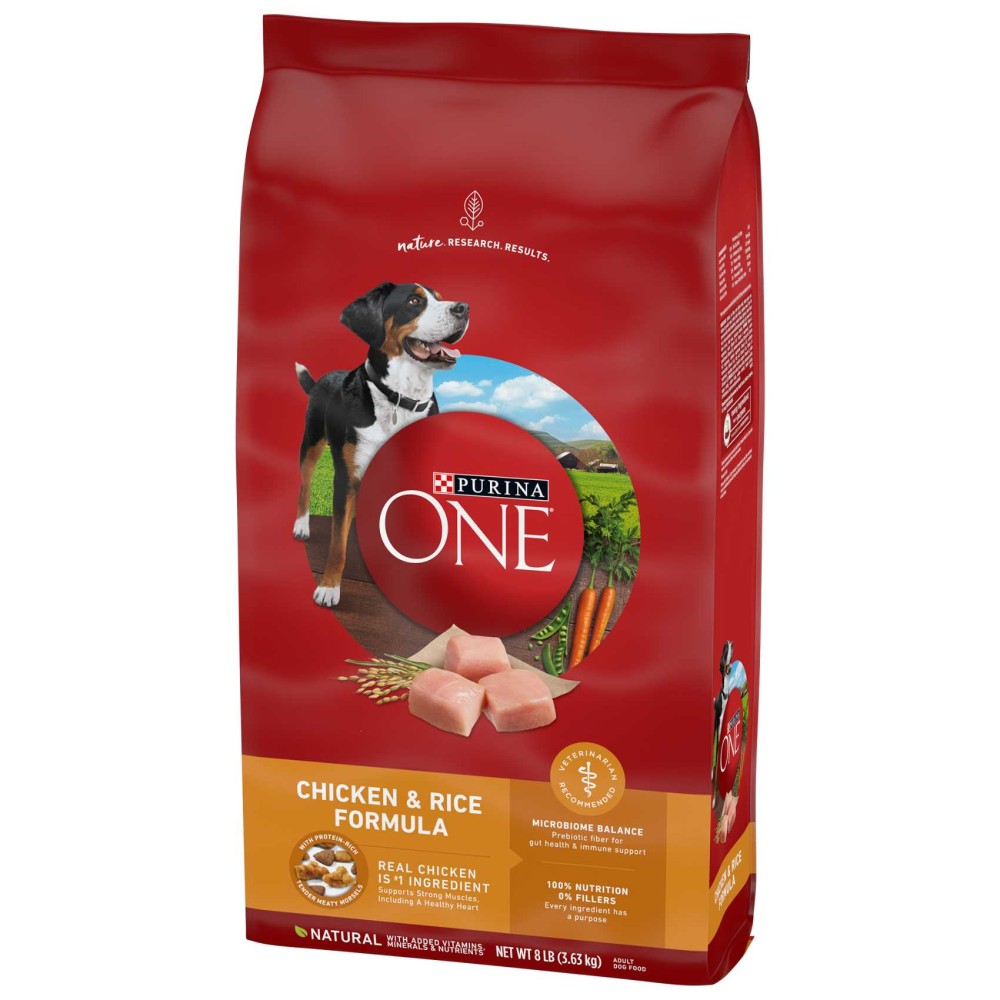 Purina ONE Chicken &amp; Rice Formula, Dog Food, 3.63kg