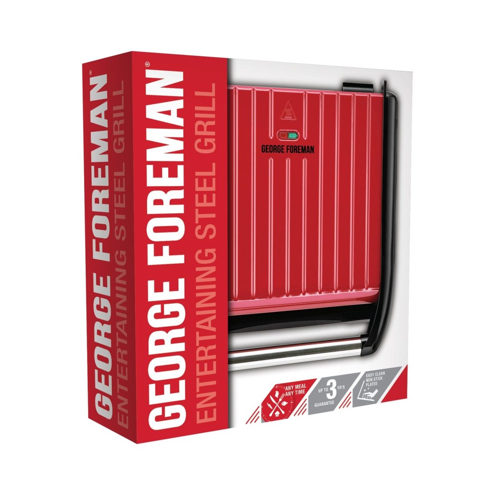 Russell Hobbs Georgie Foreman 7 Portion Health Grill 1850W 25050GCC Red