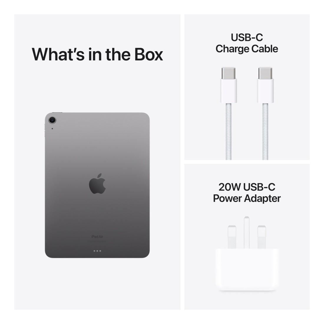 Apple iPad Air 11 Tablet, 128GB, Space Grey, 8GB RAM, 11-Inch, 12 MP Camera, Liquid Retina Display, Wi-Fi Only
