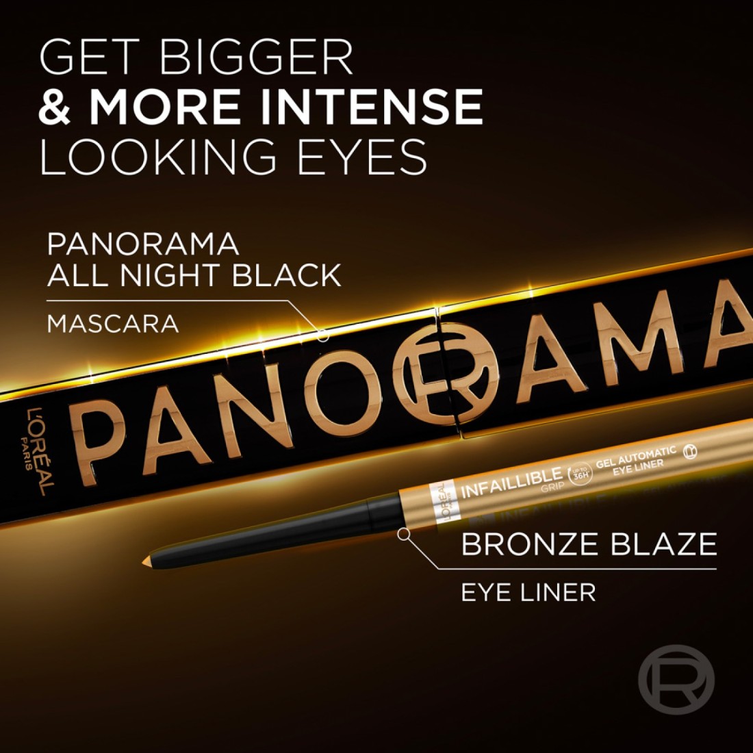 LOreal Paris Panorama All Night Volumising Mascara - Black