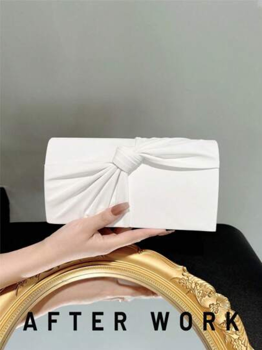 Women s Elegant Bow Knot Flap Clutch Evening Bag Formal Party Handbag Genuine Leather Wedding Purse Romantic White Bridal Bag Envelope Chain Shoulder Bag Ballroom Dance Crossbody Bag Valentines Perfec