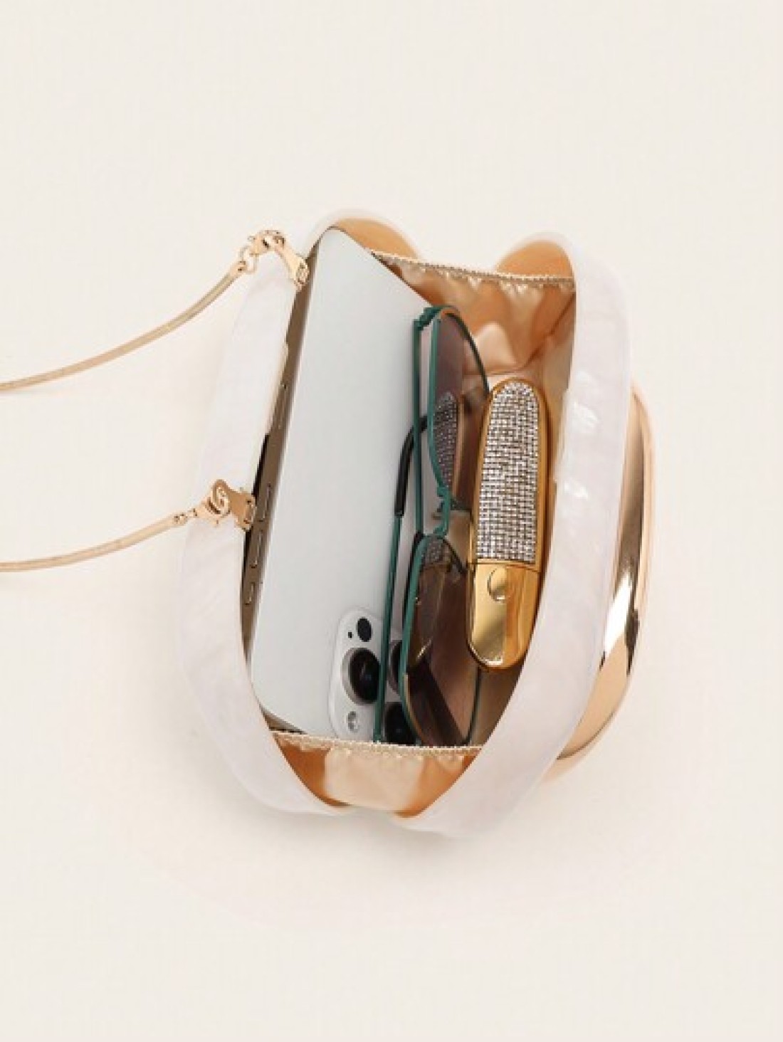 Evening Bag Clutch Purses For Women Ladies Party Bag Exquisite Hardware Handle Buckle Acrylic Bag Bag Bridal Wedding Purse For Ladies Bag Metal Chain Bag Versatile Handheld Bag Cocktail Party Wedding
