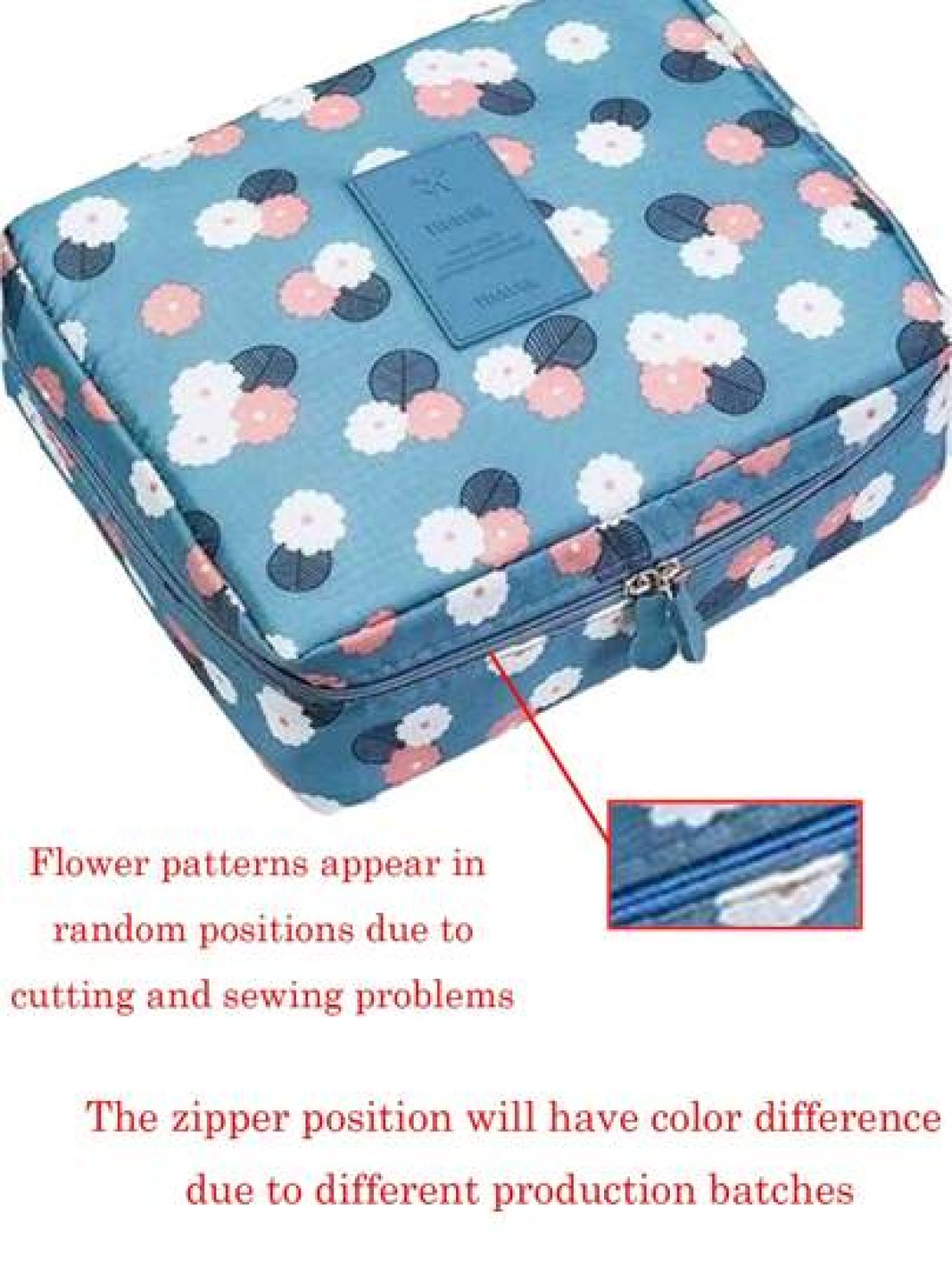 1pc Cosmetic Bag Set Toiletry Organizer Bag Travel Makeup Bag Lightweight Travel Essential Jewelry Organizer Lip Gloss Organizer Nail Polish Organizer Cosmetic Storage OrganizerSummer Travel Vacation