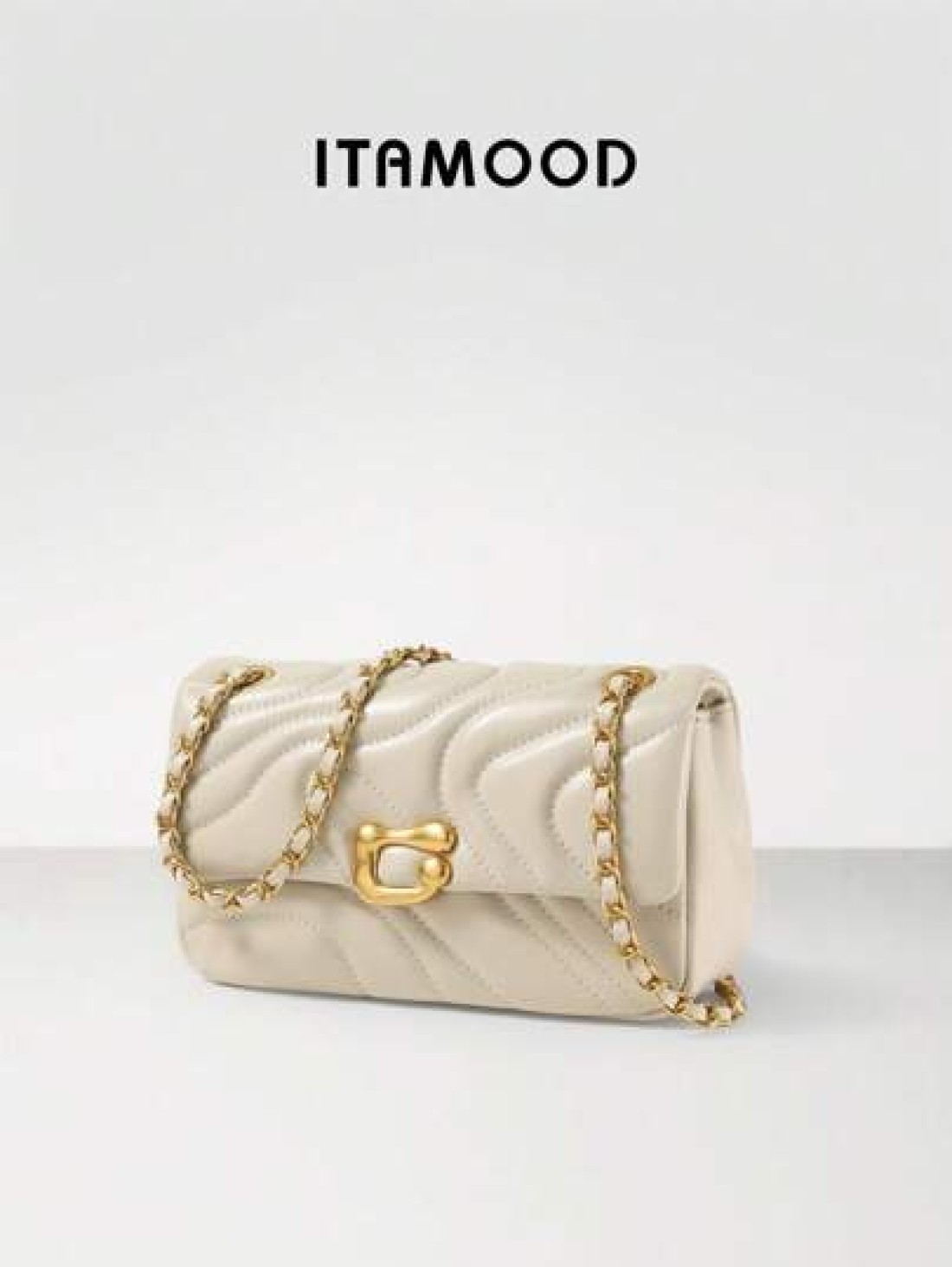 ITAMOOD Luxury Designer Lightweight Business Casual Large Capacity Square Bag Chic Microfiber Leather Cream White Purse Teacher Gifts