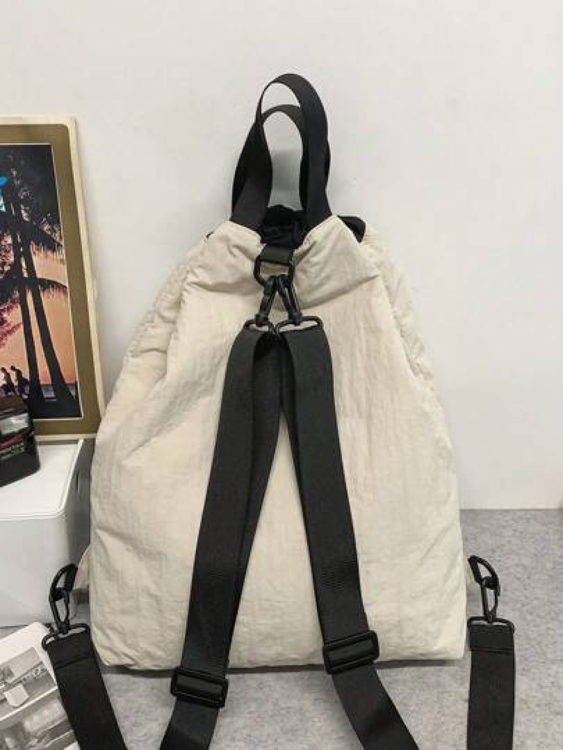 peach tree Large Capacity Men s Travel Backpack Drawstring Closure Outdoor Backpack Versatile Casual Commuter Lightweight Shoulder Bag Multifunctional Portable Fashion Leisure Gift Peach Tree Brand