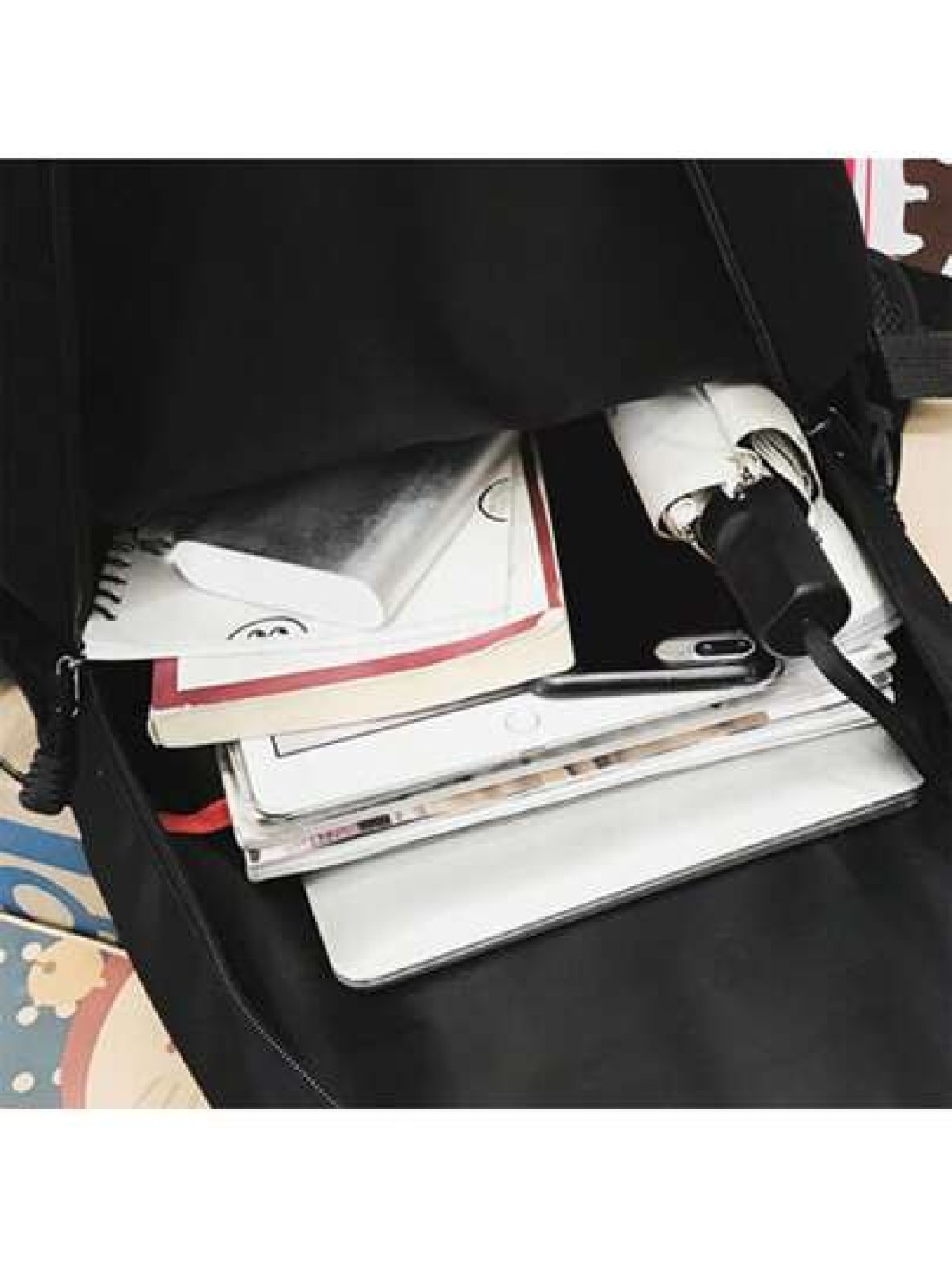 Street Fashion New Backpack Creative Large Shark Design Korean Style For High School College Students Casual Rucksack All Straps And Prints Letters Are Random School Backpack