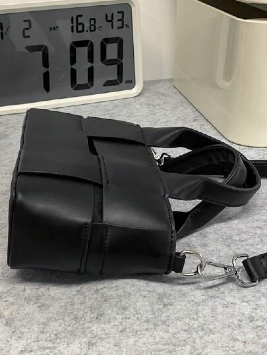 peach tree Men s Messenger Bag Shoulder Bag Square Bag Handbag Waterproof PU Leather Casual Business Travel Toiletry Storage Tool Bag Large Capacity Keeps Your Items Organized