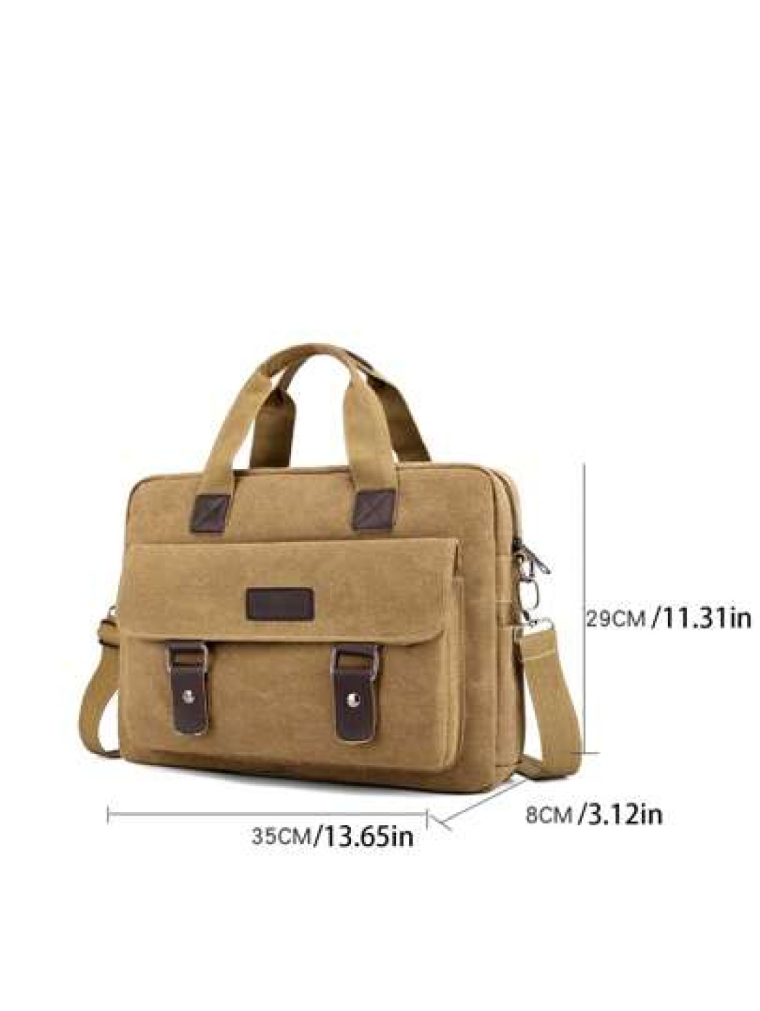 New Men s Casual Business Messenger Bag Spacious Design For Hand Carry Or Shoulder Wear