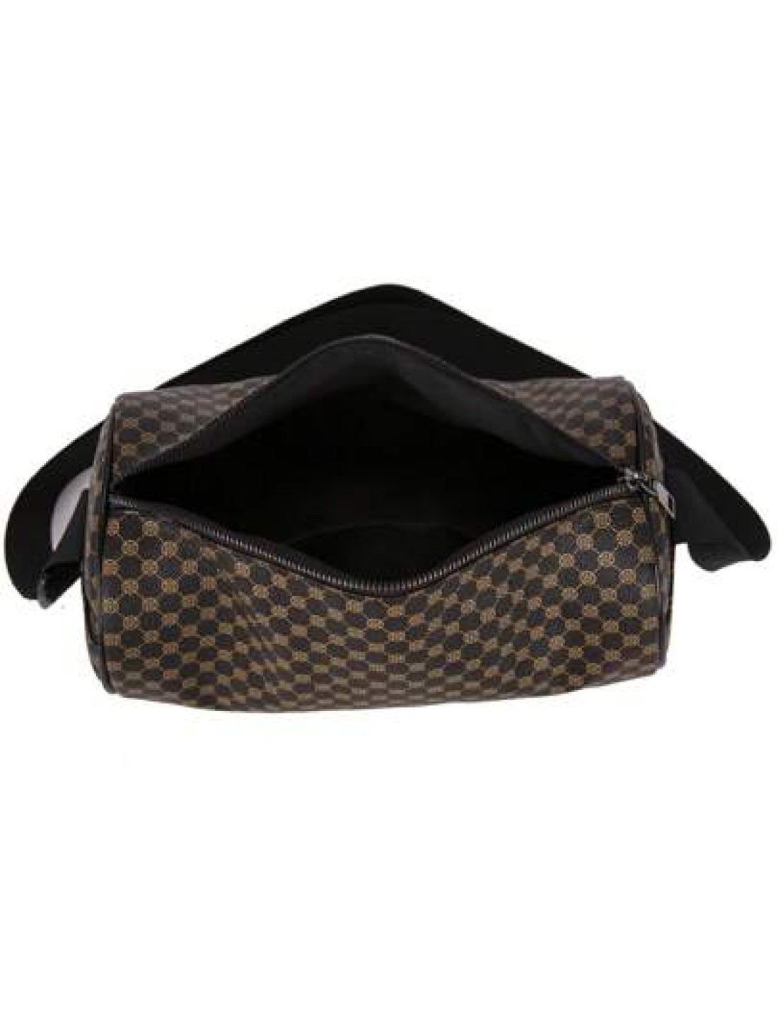 Fashionable PU Checkerboard Print Bucket Bag Unisex Portable Shoulder Messenger Bag Suitable For Work Shopping Travel Father s Day Gift Party Etc