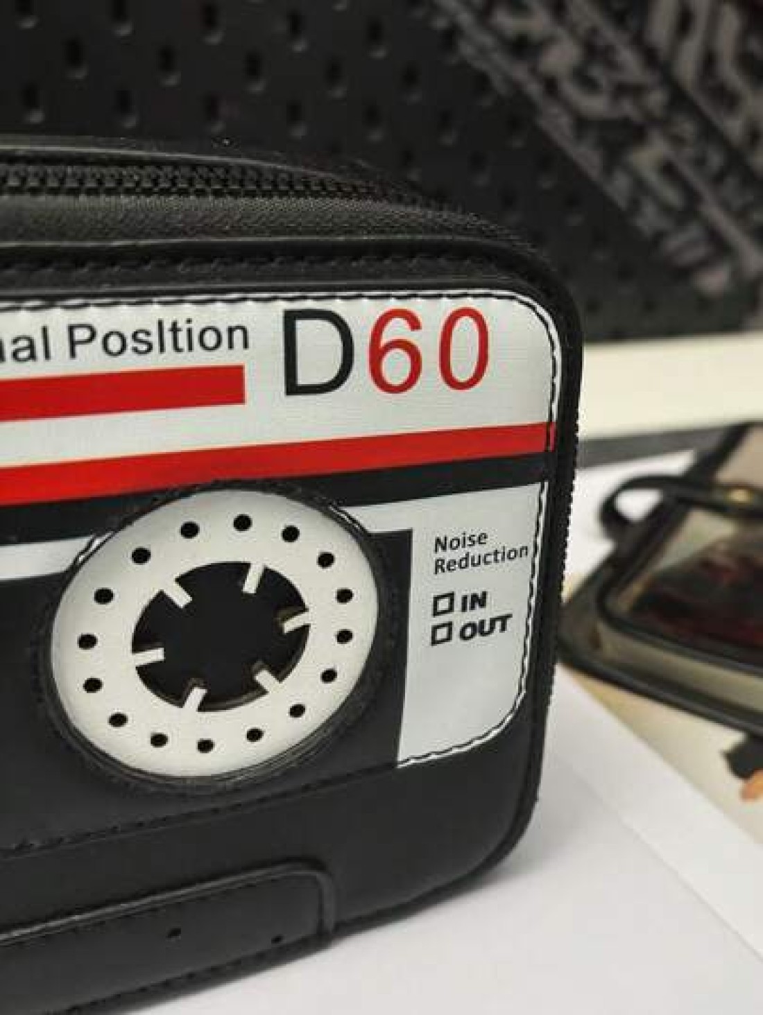 peach tree Multifunction Men Messenger Bag Retro Radio Cassette Recorder Shoulder Bag Casual Simple PU Waterproof Square Bag For Travel Outdoor Gift For Young Men Father Halloween Christmas