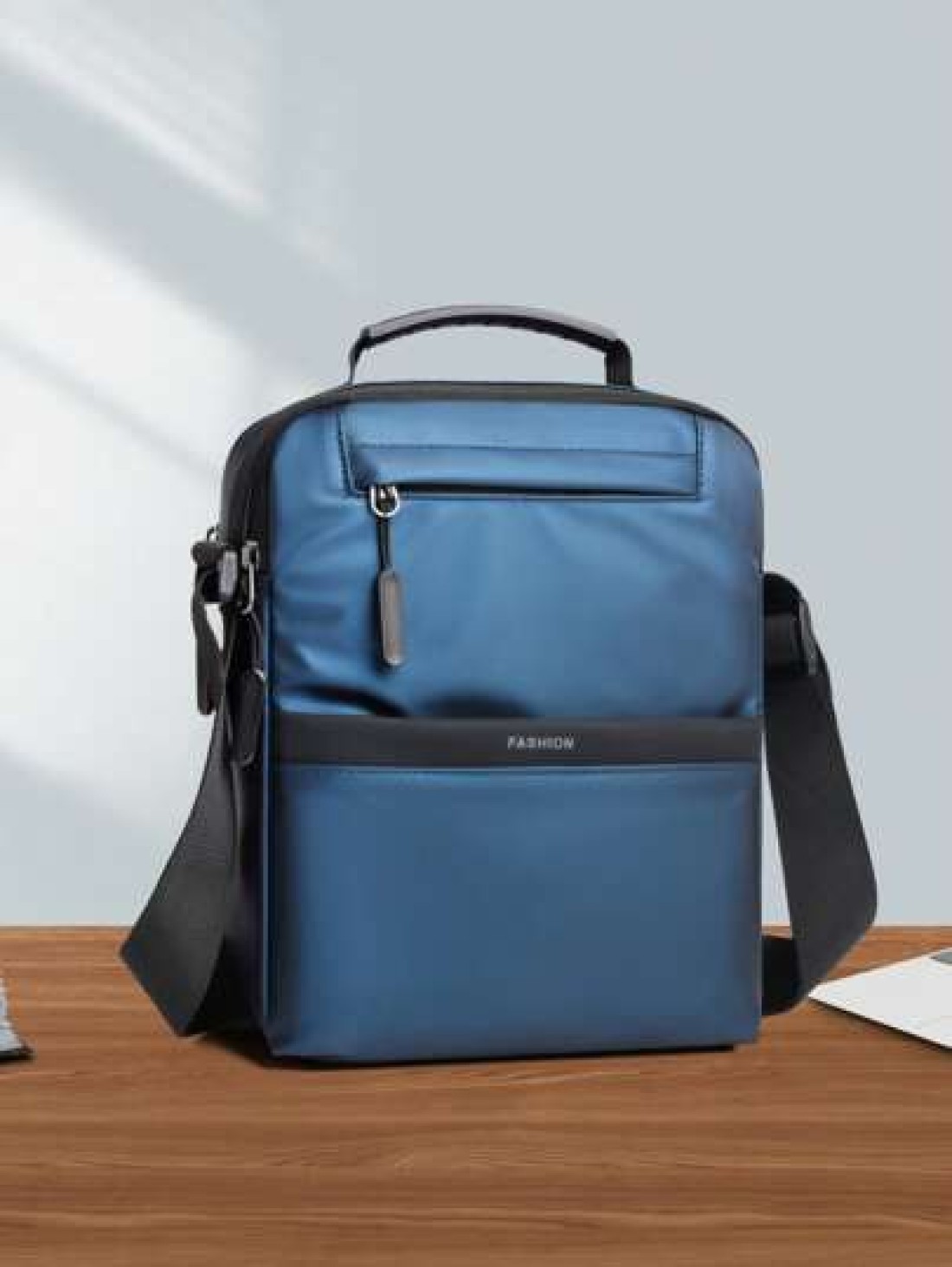 New Fashionable Simple Men s Bag Crossbody Bag High End Large Capacity Shoulder Bag Outdoor Commuter Backpack