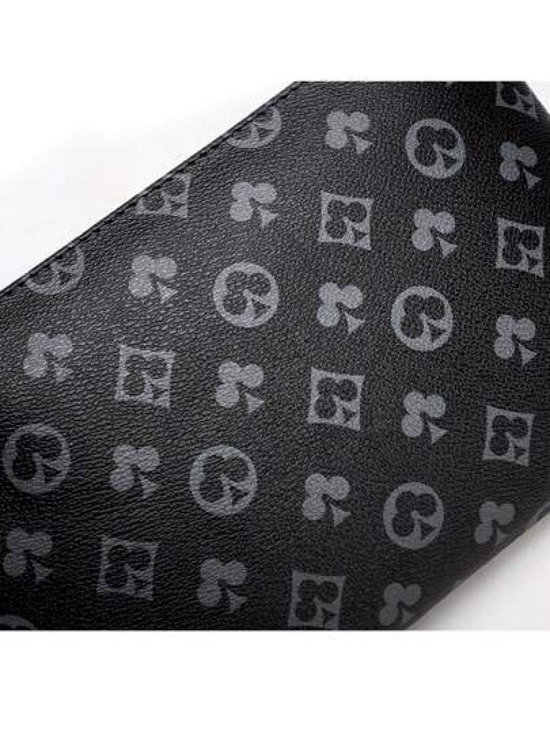 Portable Fashion Pu Leather Men Wallet Hand Bag Male Clutch Purse Large Capacity Coin Zipper Purses Money Bag Wash Bag Toiletry Bag Handbag For University Students For Outdoor Travel Work And School H