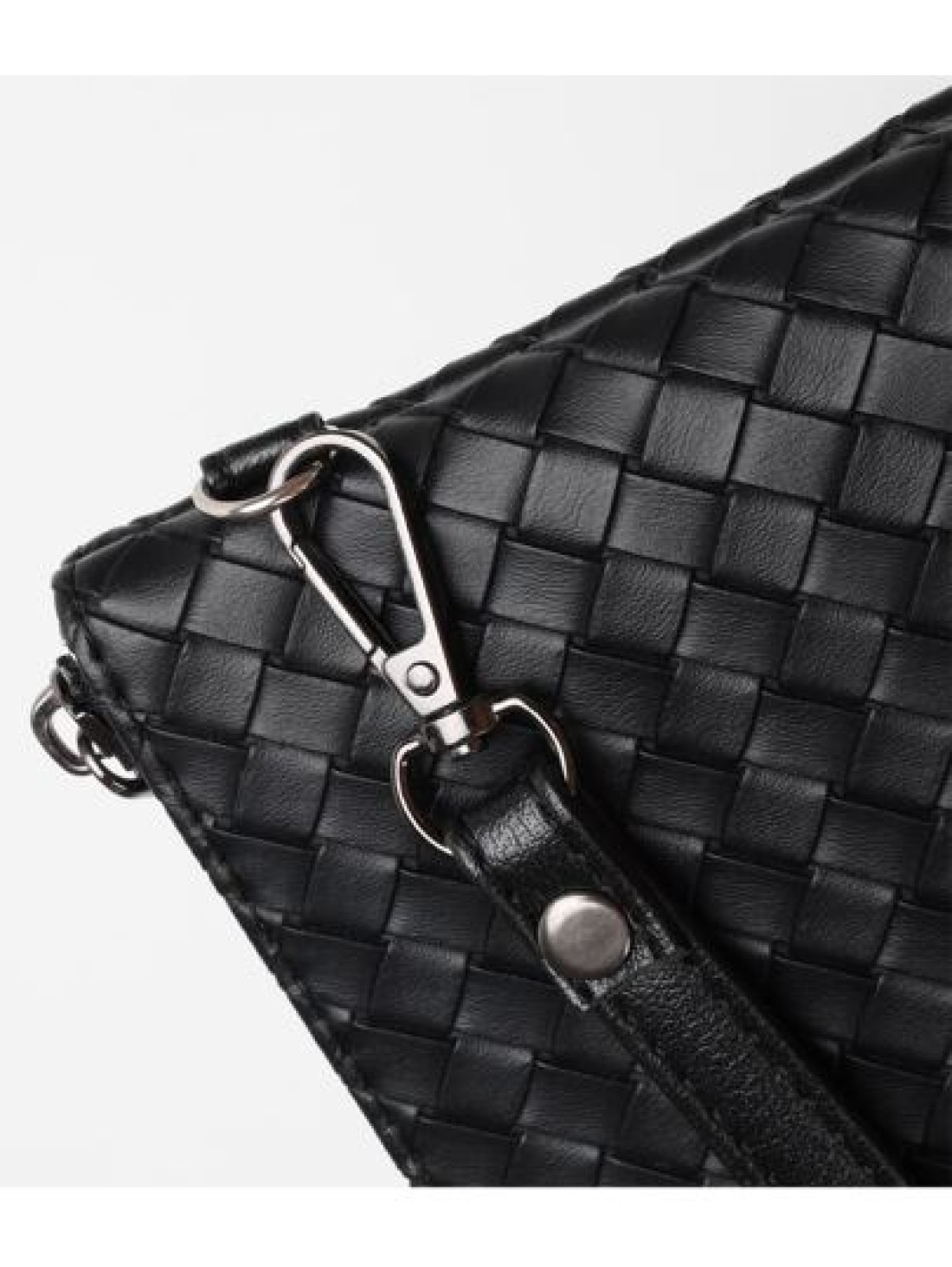 Braiding Style Men PU Leather Wallet Purse Money Credit Card Holders Men Wallet Money Bag Business Casual Handbag Wristlet Bag Underarm Bag Envelope Bag Square Bag Student Travel Winter Large Capacity