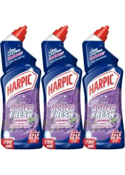 HARPIC LIQ LAVENDER 2+1X750ML