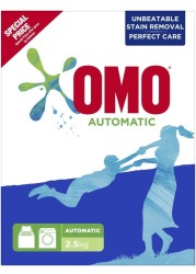 OMO Automatic Powder Laundry Detergent, Active, 100% stain removal in 1 wash*, 2.5 Kg , Packaging may vary