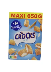 Carrefour Sensation Milk Crocks Breakfast Cereal 650g