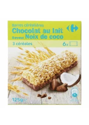 Carrefour Coconut And Chocolate Protein Bar 125g