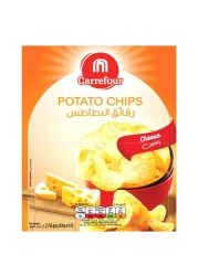 كارفور رقائق البطاطس بالجبنة 23 غرام حزمة من 12