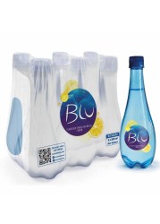 Oasis Blu Lemon Flavoured Sparkling Water 500ml Pack of 6