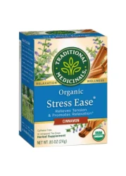 Traditional Medicinals Organic Stress Ease Cinnamon Tea 24g