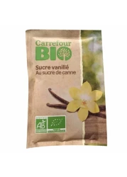 كارفور بيو سكر الفانيليا العضوي 7.5غرام حزمة من 6