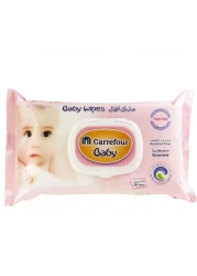 Carrefour Scented Baby Wipes With Aloe Vera 56 Wipes