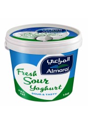 المراعي زبادي كامل الدسم طازج حامض 1 كغ