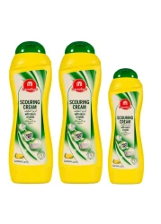 Carrefour Lemon Scouring Cream Yellow 750ml+500ml