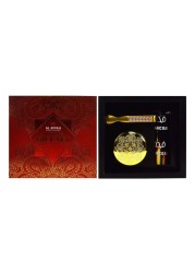 Al Riyah Bakhoor And Charcoal Gift Set BR1024 Multicolour 3 PCS