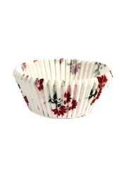 Falcon Floral Printed Cake Cups Multicolour 9.5cm 100 PCS