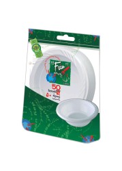 Fun Everyday Disposable Bowl 15cm White 50 PCS