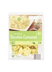 كارفور تورتيليني معكرونة ريكوتا بالسبانخ 300 غرام