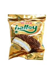 Ulker Halley Chocolate Coated with Marshmallow Filling Cake, 30g