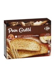 كارفور خبز القمح الكامل المحمص 500 غرام