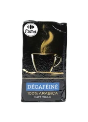 كارفور قهوة أرابيكا إضافية مطحونة خالية من الكافيين 250 غرام